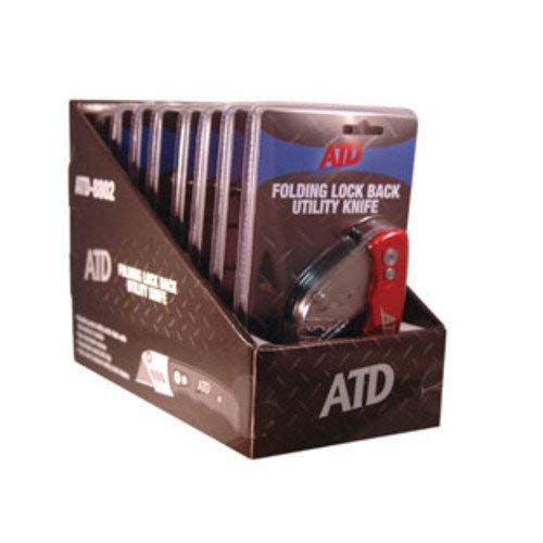 ATD Tools 8802 Folding Lock Back Utility Knife - Proindustrialequipment