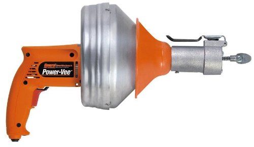 General Wire Power-Vee Drain Cleaning Machine Includes 2 Cables, Cutter Set & Case,PV-A-WC - Drain Augers - Proindustrialequipment