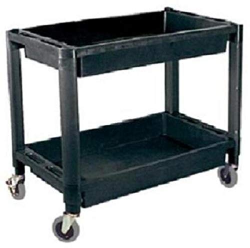 Advanced Tool Design Model ATD-7016 Plastic Utility Cart with Two Shelves - Proindustrialequipment