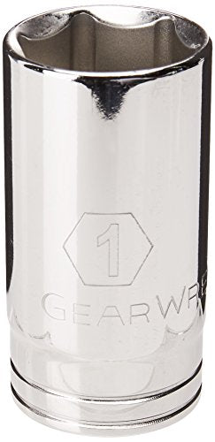 GEARWRENCH 3/8" Drive 6 Pt. Deep Socket 1", SAE - 80593