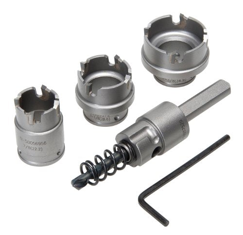 Greenlee 655 Kwik Change Stainless Steel Hole Cutter Kit, 5-Piece - Greenlee - Proindustrialequipment