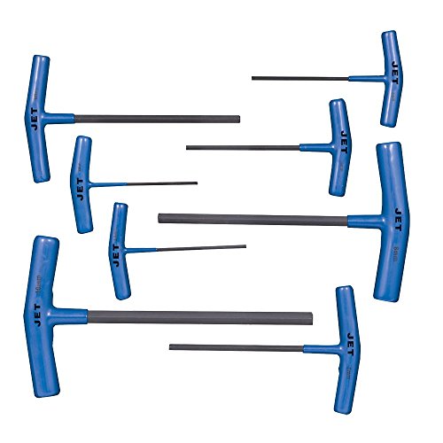 Jet 775105-8-Piece Metric T Handle Hex Key Set - Screw Drivers and Sets - Proindustrialequipment