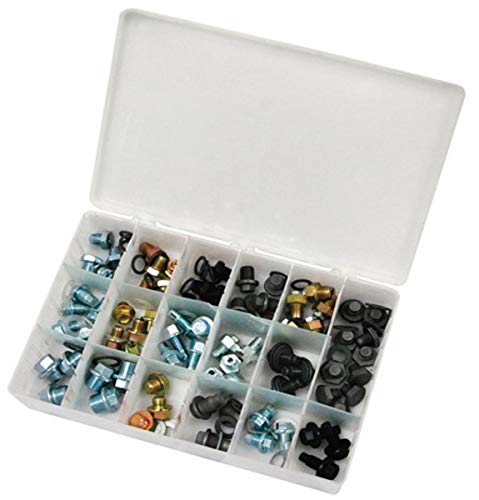 ATD Tools 385 Drain Plug Assortment, 76-Piece