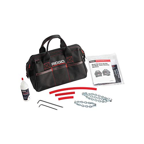 RIDGID, 64273, FLEXSHAFT, K9-204 Drain Cleaner for 2-4" Pipes Includes: 70' 5/16" cable and kit, Grey, Drill Powered (Not Included), - Other Plumbing Tools - Proindustrialequipment