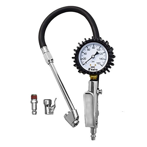 Astro Pneumatic Tool 3083 2.5" Dial Tire Inflator with Locking & Dual Chucks - Proindustrialequipment