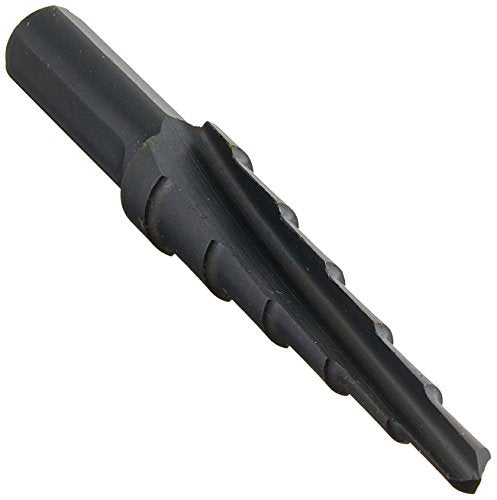 Tempo Greenlee 36402 Kwik Stepper Multi-Hole Step Bit, 1/2-Inch, Hole Sizes from 3/16-Inch Through 1/2-Inch - Drilling - Proindustrialequipment
