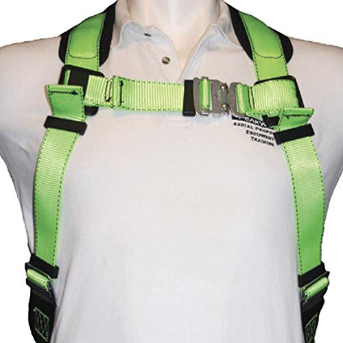 PeakWorks 1 D-Ring Contractor Series Fall Protection Full Body Safety Harness, CSA & ANSI Certified, Class A - Fall Arrest, V8002200 - Fall Protection - Proindustrialequipment