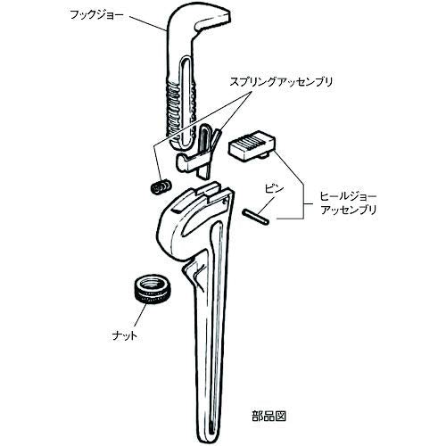 Ridgid Tools 31115 48-Inch Aluminum Pipe Wrench - Threading and Pipe Preparation - Proindustrialequipment