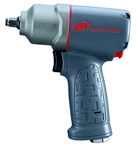 Ingersoll Rand 2115TiMAX 3/8 Drive Air Impact Wrench -Powerful Reverse Torque Output Up to 1,350 ft/bs, 7 Vane Motor, Light Touch Trigger, Max Control, Gray