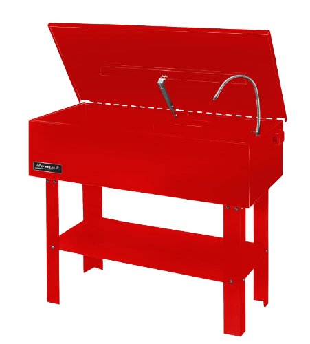 Homak Manufacturing RD00840450 40 gallon Parts Washer, Red