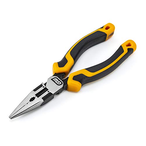 GEARWRENCH 6" Pitbull Dual Material Long Nose Pliers - 82176C