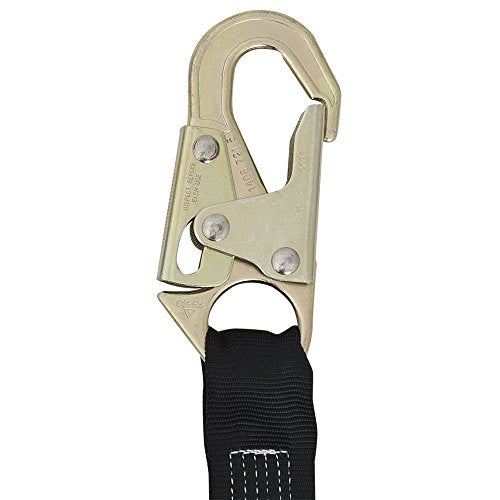 PeakWorks CSA 4' (1.2 m) POY - Snap & Form Hooks - Single Leg - Shock Absorbing Fall Arrest Lanyard Connector, V8101124 - Fall Protection - Proindustrialequipment