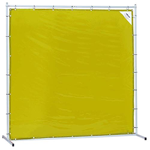Sellstrom S97336 Welding Curtain with Frame - 6'x6' - Yellow - Other Protection - Proindustrialequipment