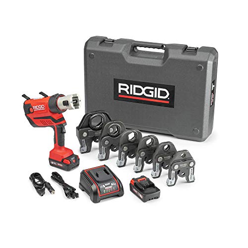 RIDGID 67053, RP-350 Battery Kit W/ProPress Jaws (1/2" - 2" Capacity), ProPress Tool - Plumbing Tools - Proindustrialequipment