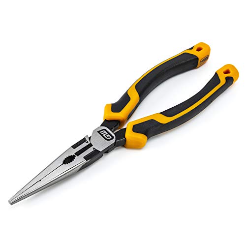 GEARWRENCH 8" Pitbull Dual Material Long Nose Pliers - 82177C