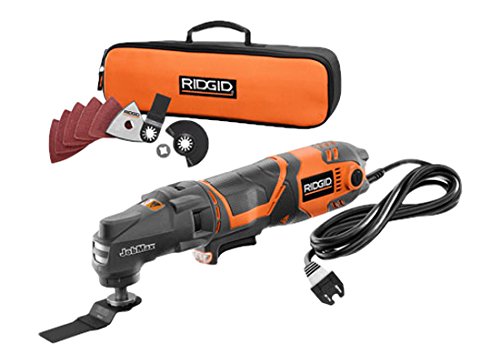 Ridgid JobMax R28600 3 Amp Multi-Tool Starter Kit - Powerful Corded Base, Variable Speed Trigger - Plumbing Tools - Proindustrialequipment