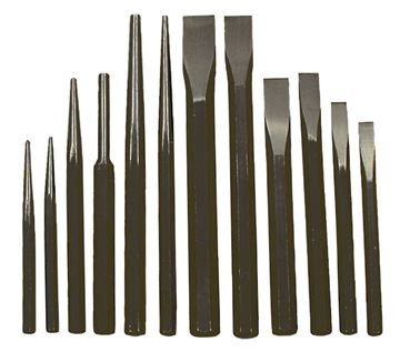 ITC Professional 12-Piece Jumbo Punch and Chisel Set, 23505 - Sockets and Tools Set - Proindustrialequipment