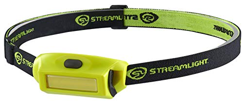 Streamlight, linterna frontal Bandit Pro ultra compacta de perfil bajo, recargable por USB, amarillo, paquete tipo almeja