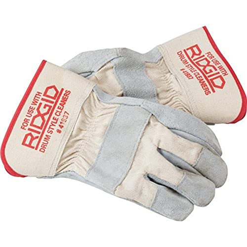 Ridgid 41937 Drain Cleaner Leather Glove - Plumbing Tools - Proindustrialequipment