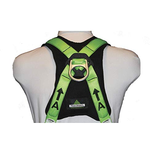 PeakWorks 1 D-Ring PeakPro Fall Protection Full Body Roofing Safety Harness, CSA & ANSI Certified, Class A - Fall Arrest, V8006200 - Fall Protection - Proindustrialequipment