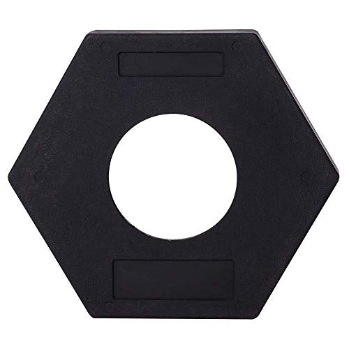 Pioneer V6221070-O/S Stackable Delineator Base, Black, O/S - Work Site and Traffic Safety - Proindustrialequipment