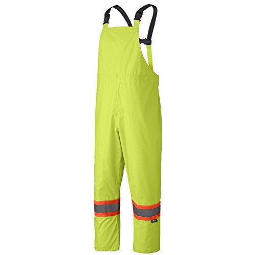 Pioneer V1080260-S Heavy-Duty High Visibility Jacket and Pants Combo, Yellow-Green, S - Clothing - Proindustrialequipment