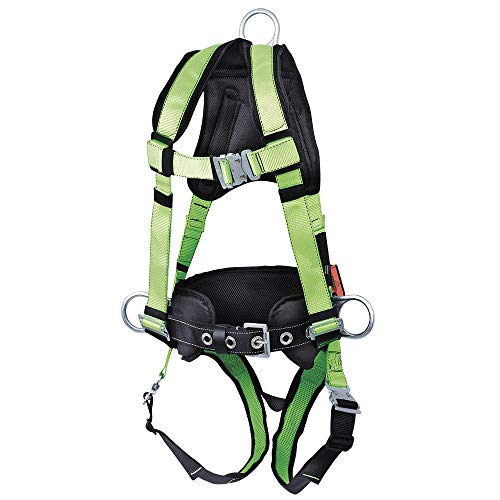 PeakWorks 3 D-Ring PeakPro Fall Protection Safety Harness With Positioning Belt, Class AP - Positioning, XXL, V8255625 - Fall Protection - Proindustrialequipment