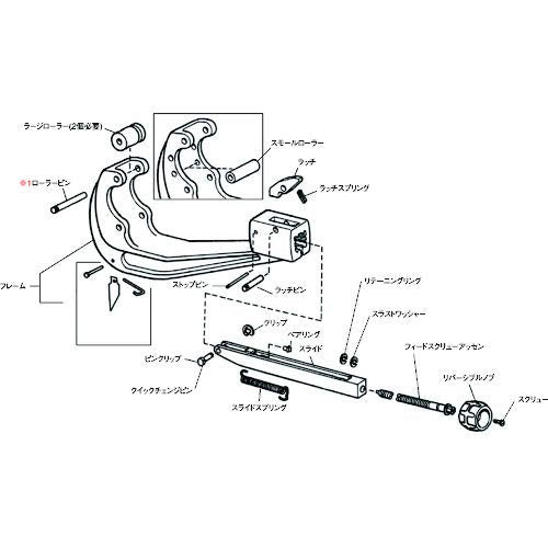 Ridgid 32117 2 Roller Pins - Ridgid - Proindustrialequipment