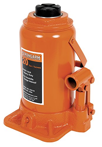 Strongarm Professional Heavy-Duty 20 Ton Hydraulic Standard Bottle Jack - Car, Fleet, Industrial, 30110 - Proindustrialequipment