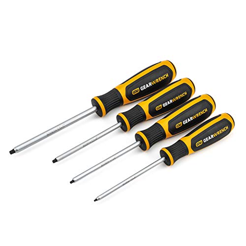 GEARWRENCH 4 Pc. Square Dual Material Screwdriver Set - 80065H