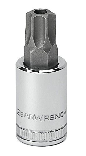 GearWrench 80184 1/4" Drive Tamper-Proof Torx Bit Socket T27, Black