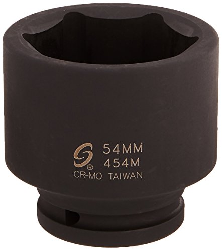 Sunex 454M 3/4-Inch Drive Standard 6 Point Metric Impact Socket 54-Mm