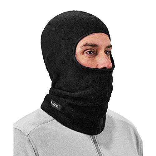 Ergodyne N-Ferno 6821 Thermal Fleece Balaclava, Black