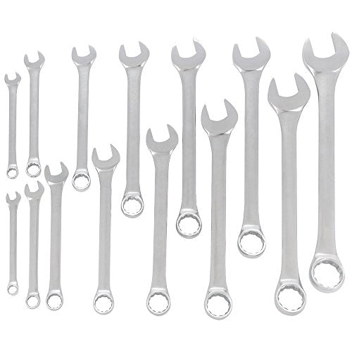 ITC Professional 14-Piece Metric Polished Combination Wrench Set, 20211 - Wrenches - Proindustrialequipment