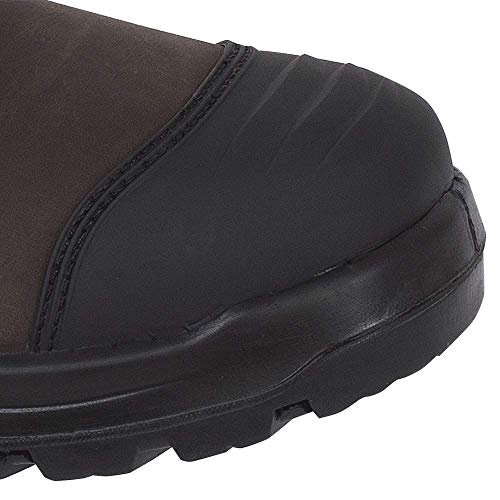 Pioneer V4610370-7.5 8-inch Steel Toe, Bumper Cap Leather Work Boot, CSA Class 1, Black, 7.5 - Foot Protection - Proindustrialequipment