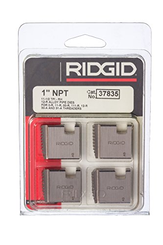 Ridgid 37835 Manual Pipe Threader Die, Alloy, Right Hand, 1-Inch - Dies and Fittings - Proindustrialequipment