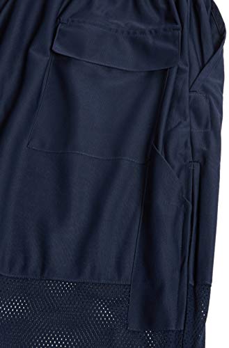 Pioneer Easy Boot Access 5 Pockets Work Pants, Adjustable Elastic Waist, Reflective Stripe, NavyBlue, 4XL, V1070380-4XL - Clothing - Proindustrialequipment