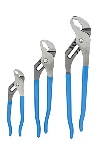 Alicates Channellock VJ-3 V-JAW, juego de regalo de 3 piezas