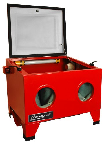 Homak Manufacturing RD00920250 23" Table Top Abrasive Blast Cabinet, Red