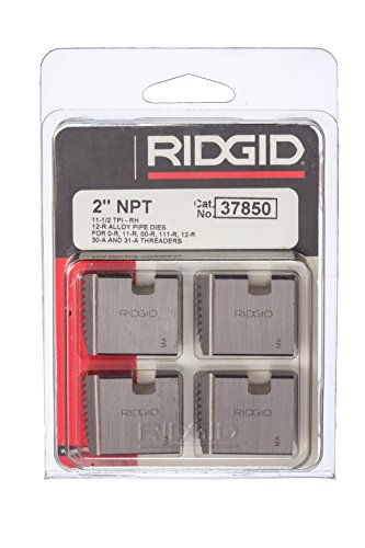 Ridgid 37850 Manual Pipe Threader Die, Alloy, Right Hand, 2-Inch - Dies and Fittings - Proindustrialequipment