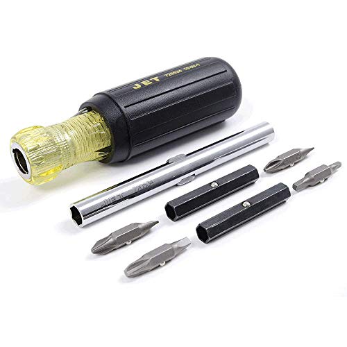 Jet 720534-10-in-1 Cushion Grip Multi-Bit Screwdriver - Screw Drivers and Sets - Proindustrialequipment