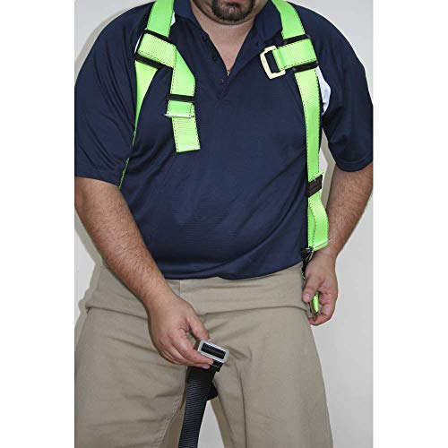 PeakWorks 1 D-Ring Contractor Series Fall Protection Full Body Safety Harness, CSA & ANSI Certified, Class A - Fall Arrest, V8002000 - Fall Protection - Proindustrialequipment
