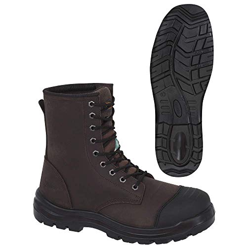 Pioneer V4610370-14 8-inch Steel Toe, Bumper Cap Leather Work Boot, CSA Class 1, Black, 14 - Foot Protection - Proindustrialequipment