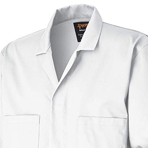 Pioneer V2020140-3XL Poly/Cotton Shop Coat - White, 3XL - Clothing - Proindustrialequipment