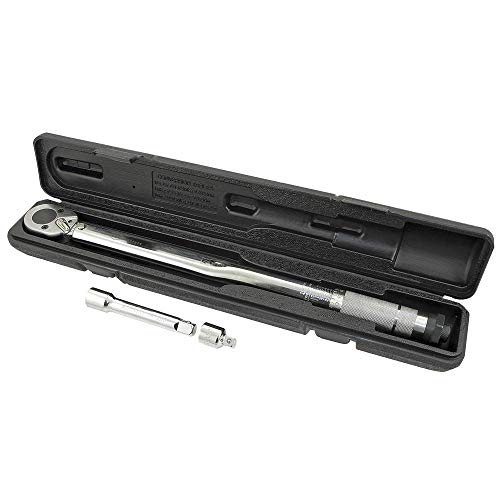 ITC Professional 1/2" Drive Torque Wrench - Adaptor and Extension Included, 21811 - Wrenches - Proindustrialequipment