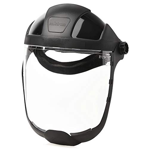 Sellstrom S32210 Clear Anti-Fog Polycarbonate Faceshield with Extended Chin and Side Guard, Universal - Eye Protection - Proindustrialequipment