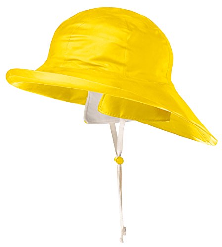 Pioneer V3035060-M Heavy-Duty Premium Sou’Wester Rain Hat, Dry King® Fully Cotton Lined Yellow, M - Other Protection - Proindustrialequipment