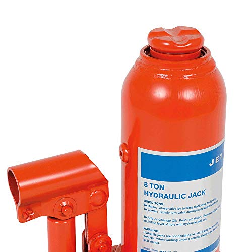 JET 140104 - 8 Ton Hydraulic Bottle Jack-Super Heavy Duty - Proindustrialequipment