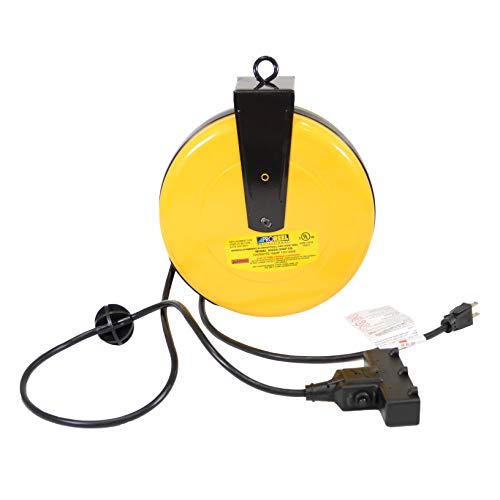 Alert Stamping 5000A-30GFCB 30-Foot Cord Reel with Circuit Breaker - Proindustrialequipment