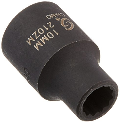 Sunex 210zm 1/2-Inch Drive 10-mm 12-Point Impact Socket - Proindustrialequipment